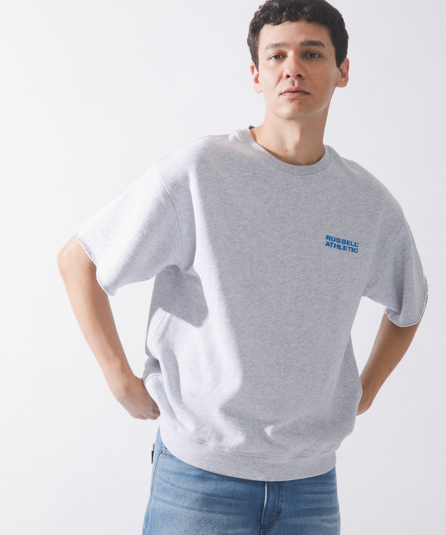 『別注』RUSSELL ATHLETIC×SonnyLabel　ショートスリーブスウェットTシャツ