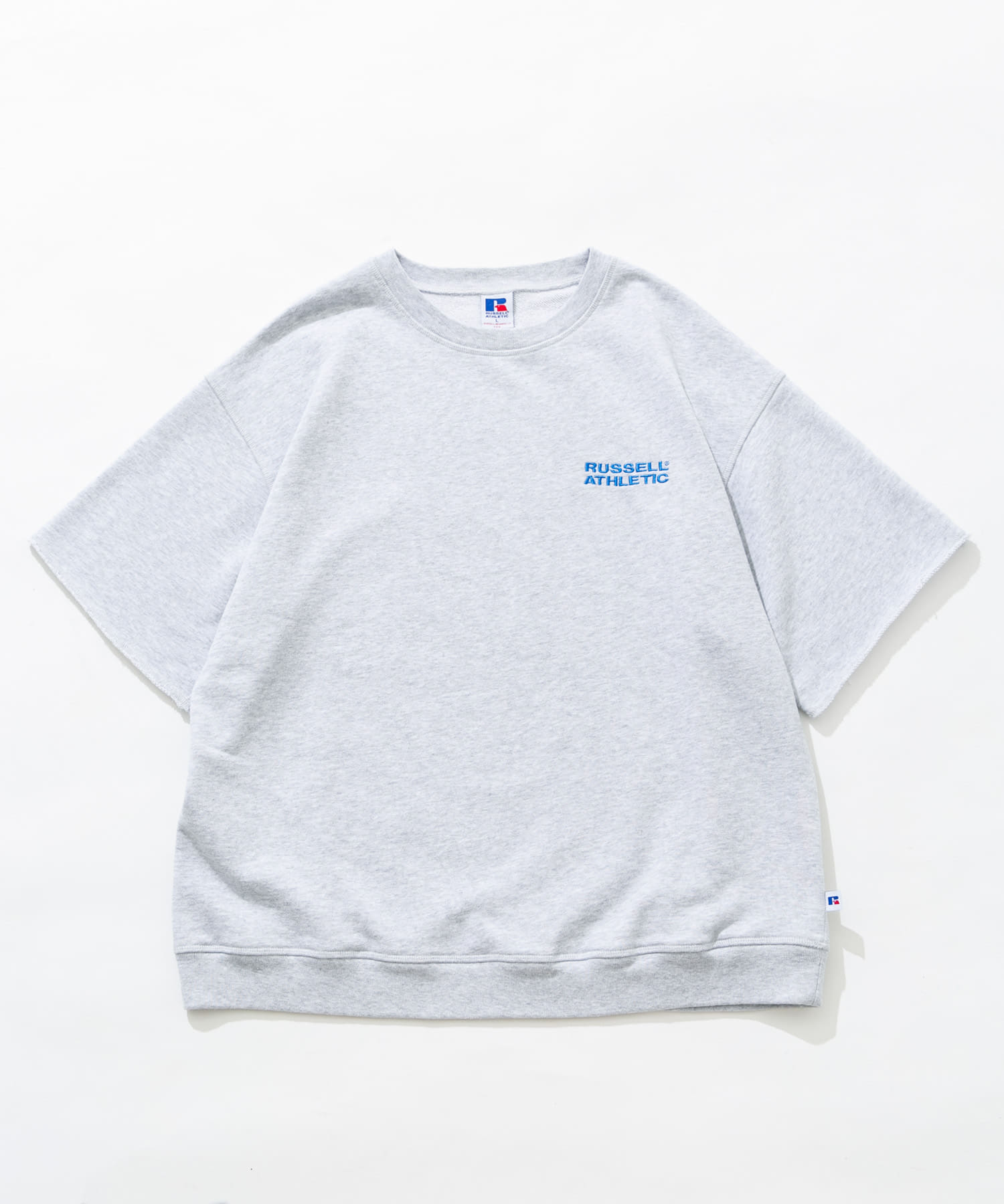 『別注』RUSSELL ATHLETIC×SonnyLabel　ショートスリーブスウェットTシャツ アッシュグレー L