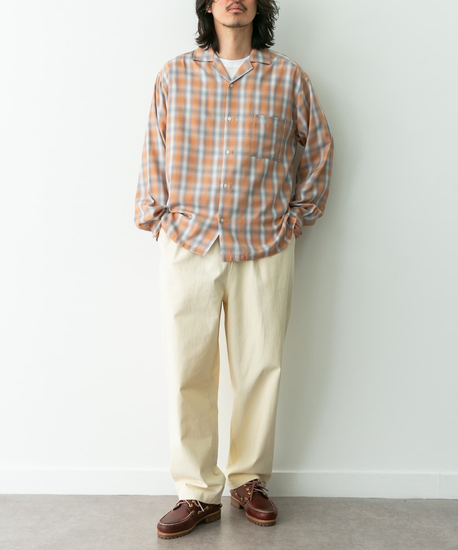 身長：180cm 体重：60kg サイズ：L