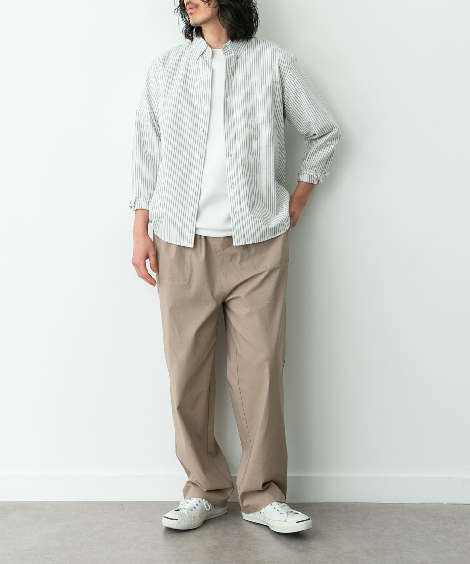 身長：180cm 体重 : 60kg サイズ：L