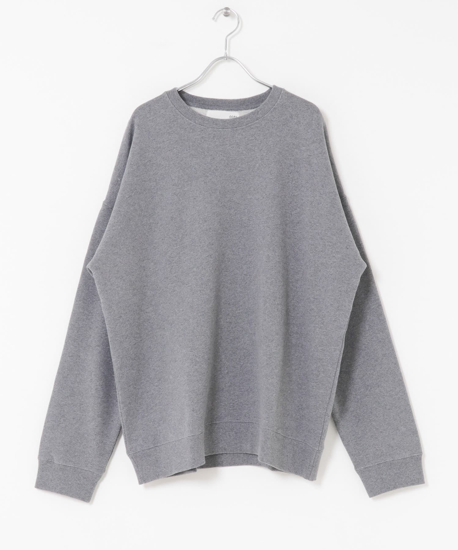 OOPS　裏起毛バックロゴスウェット GRAY M