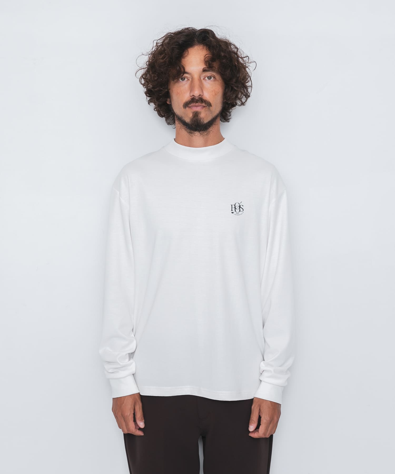 OOPS 機能付きモックネックロングTシャツ(M BLACK): トップス｜URBAN