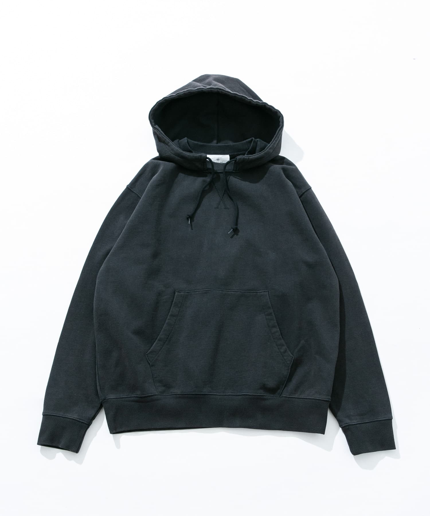ヴィンテージライク後付フードパーカー ブラック L