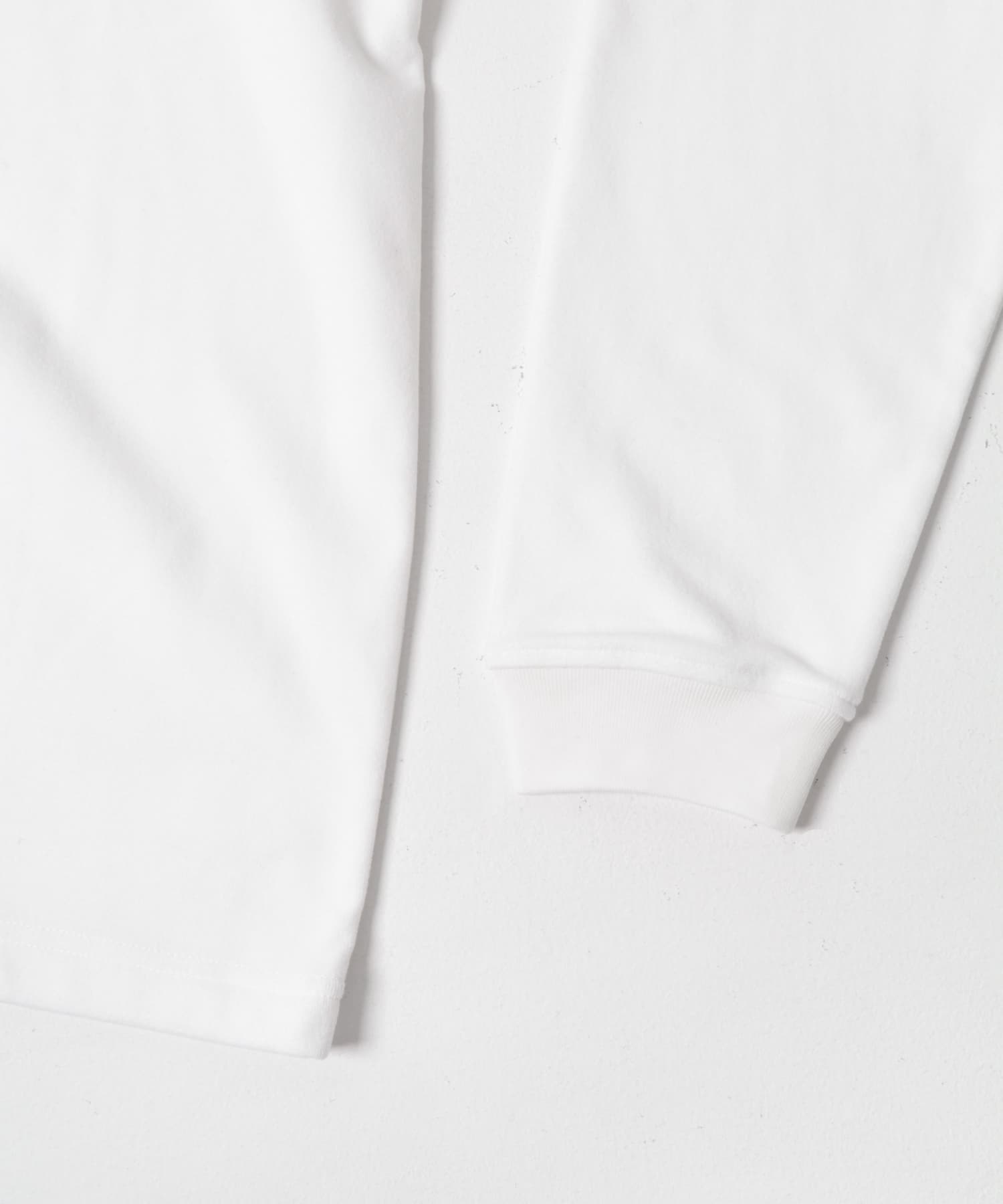 ふわもちストレッチロングスリーブTEE オフ M