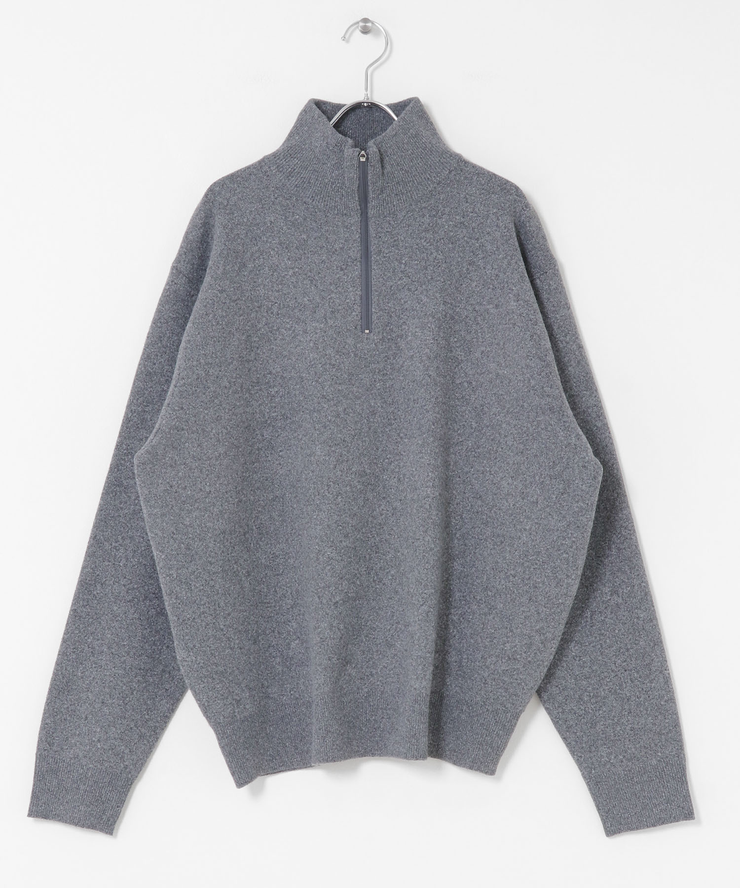 OOPS　バックBIGロゴニット GRAY M