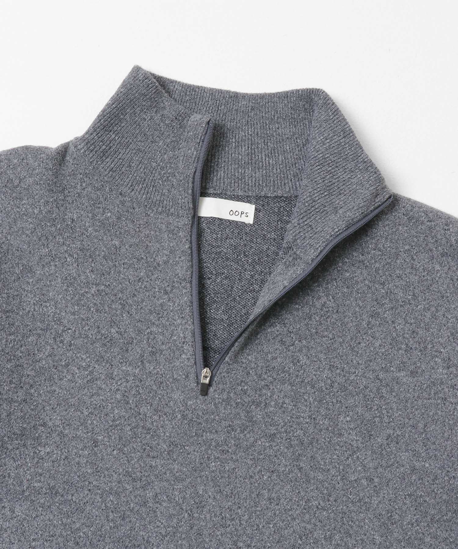 OOPS　バックBIGロゴニット GRAY M