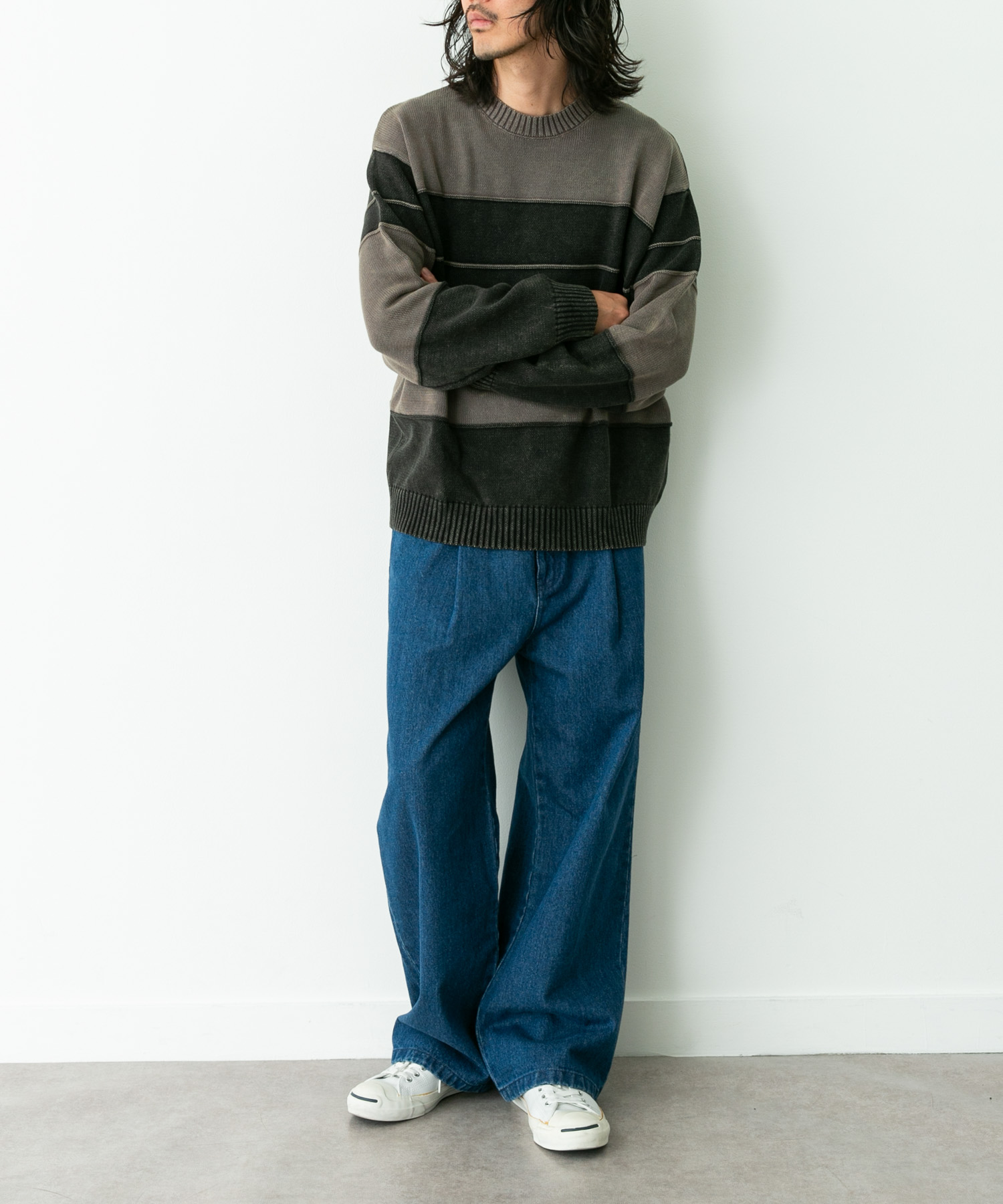 身長：180cm 体重：60kg サイズ：L