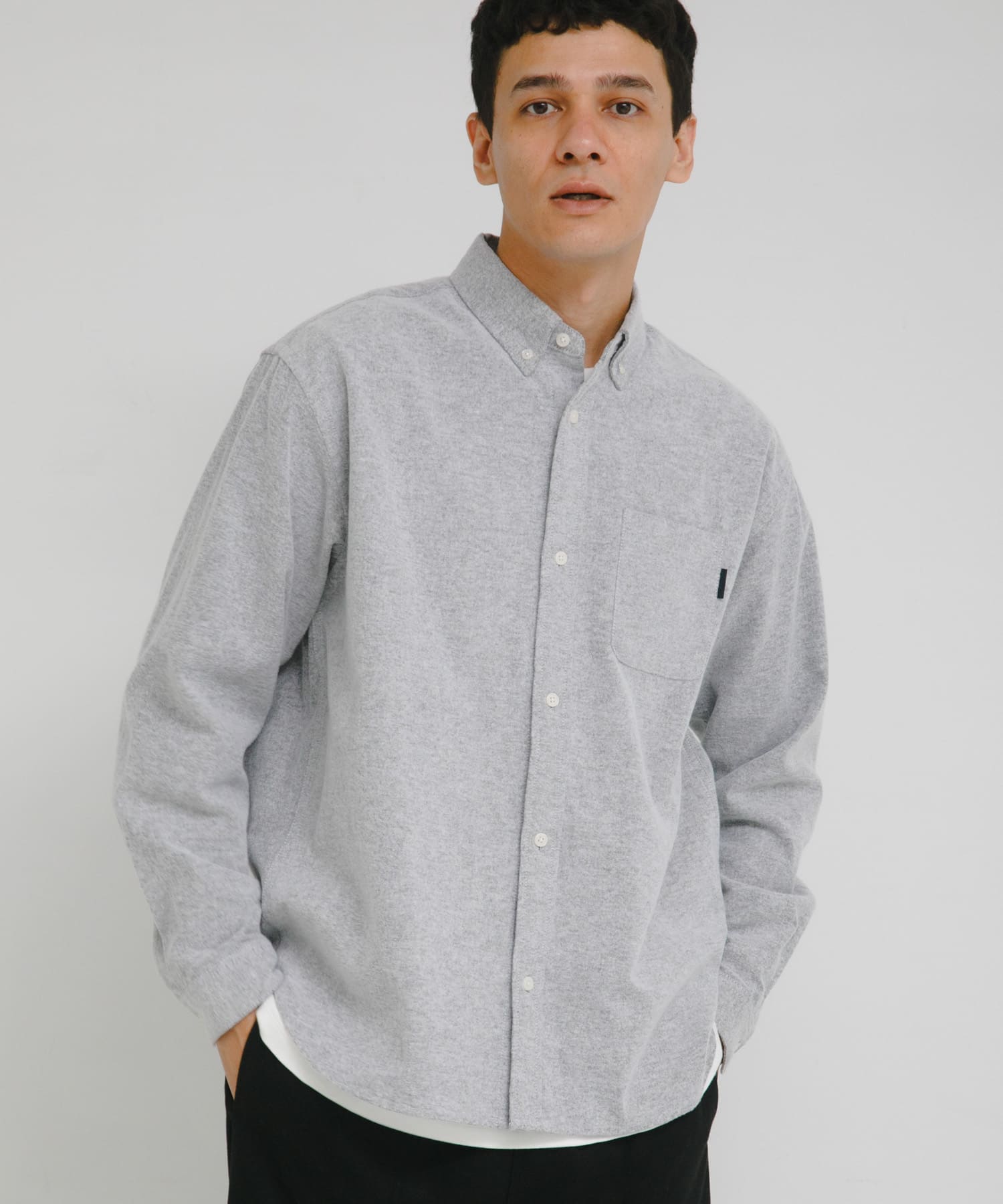 シャギーオックスボタンダウンシャツ