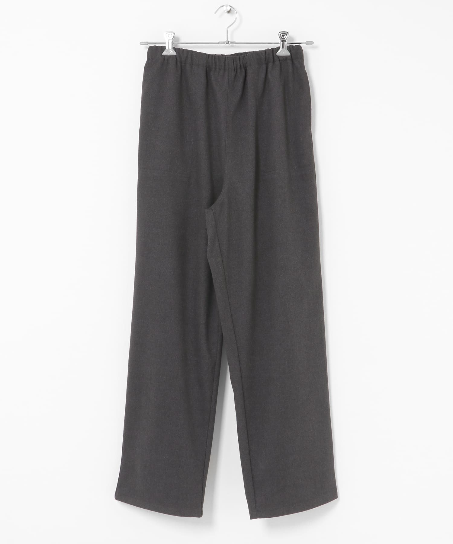 裏起毛ユーティリティイージーパンツ チャコール M