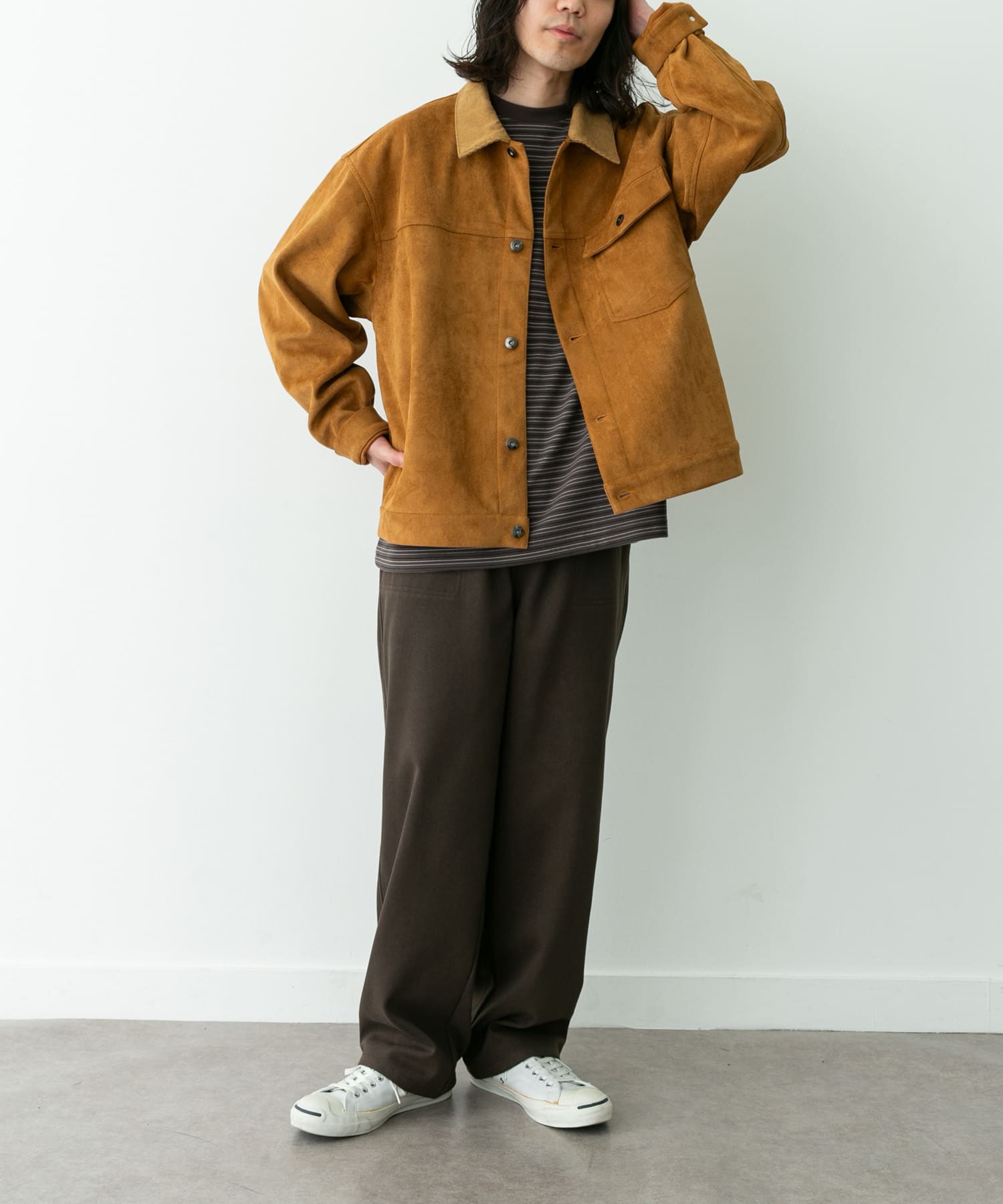 身長：180cm 体重：60kg サイズ：L