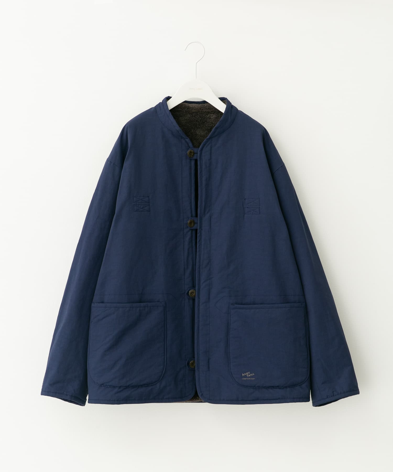 『別注』ARMY TWILL×Sonny Label　Reversible Jacket NAVY L