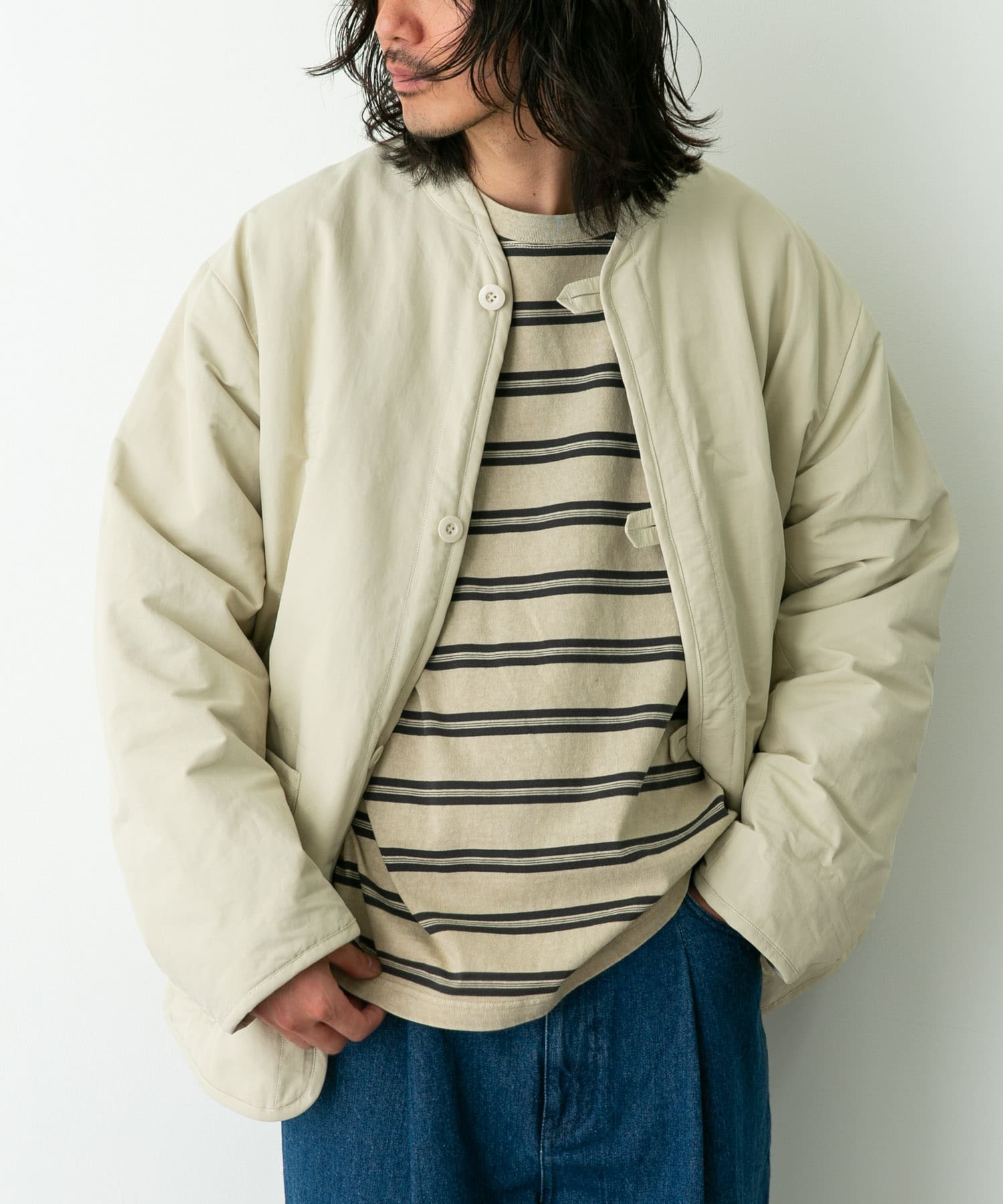 身長：180cm 体重：60kg サイズ：L
