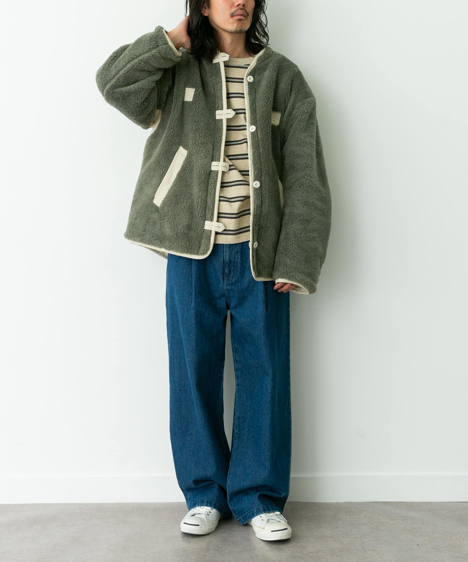 身長：180cm 体重：60kg サイズ：L