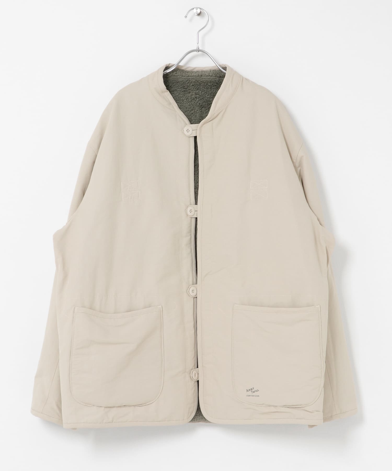 『別注』ARMY TWILL×Sonny Label　Reversible Jacket IVORY S