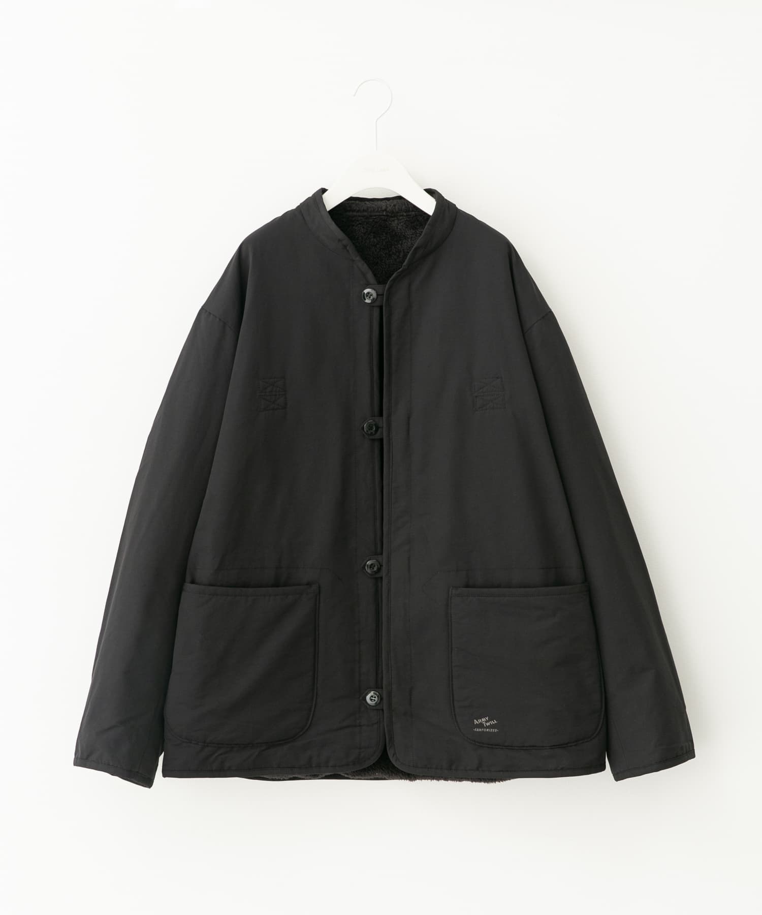 『別注』ARMY TWILL×Sonny Label　Reversible Jacket BLACK L