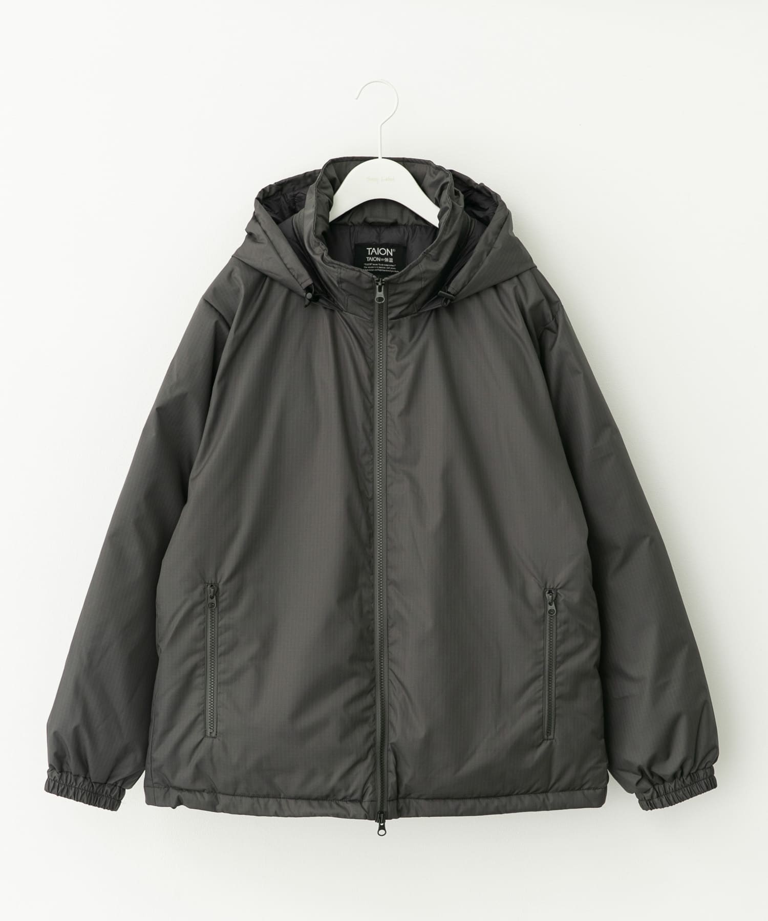 『別注』TAION×Sonny Label　DOWN JACKET CHARCOAL L