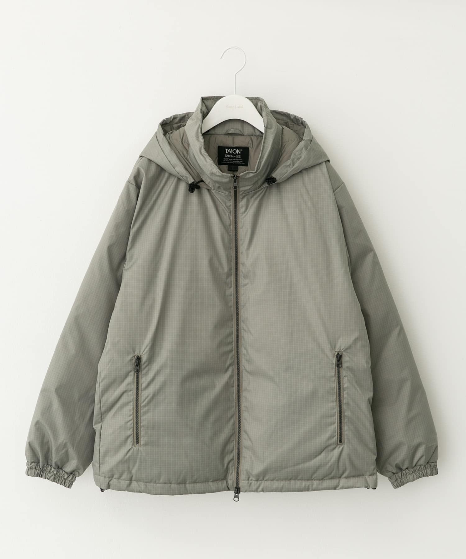 『別注』TAION×Sonny Label　DOWN JACKET SAGE GREEN L