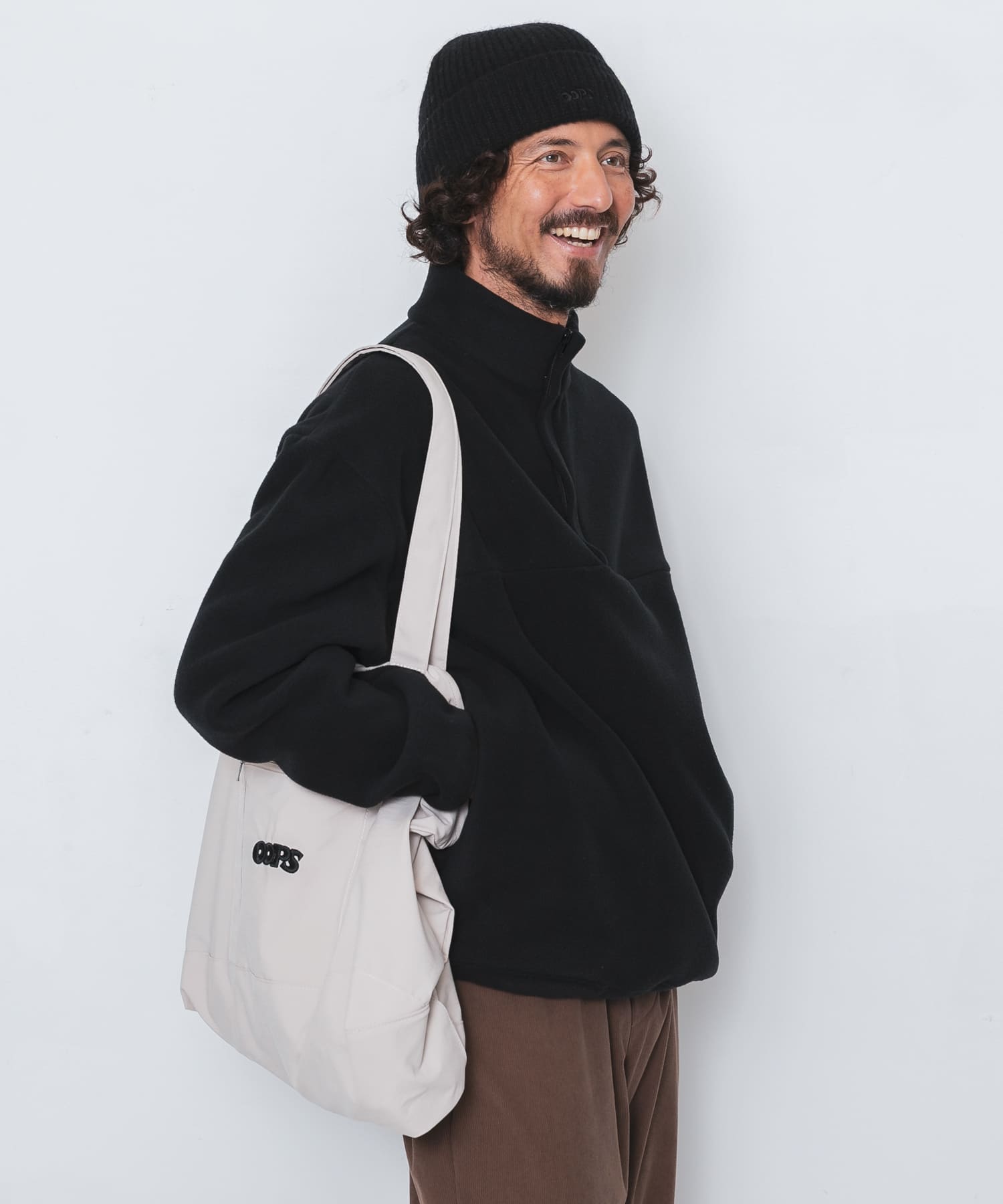 OOPS　トートバッグ GREIGE one