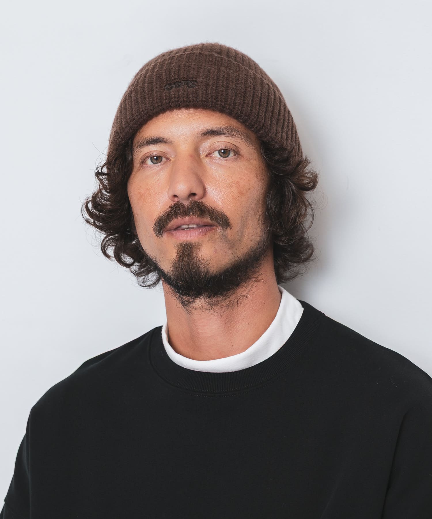 OOPS　ニット帽 BROWN One