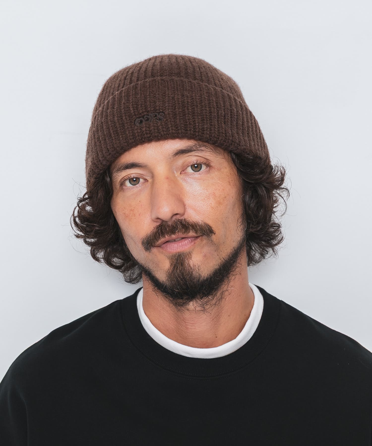 OOPS　ニット帽 BROWN One