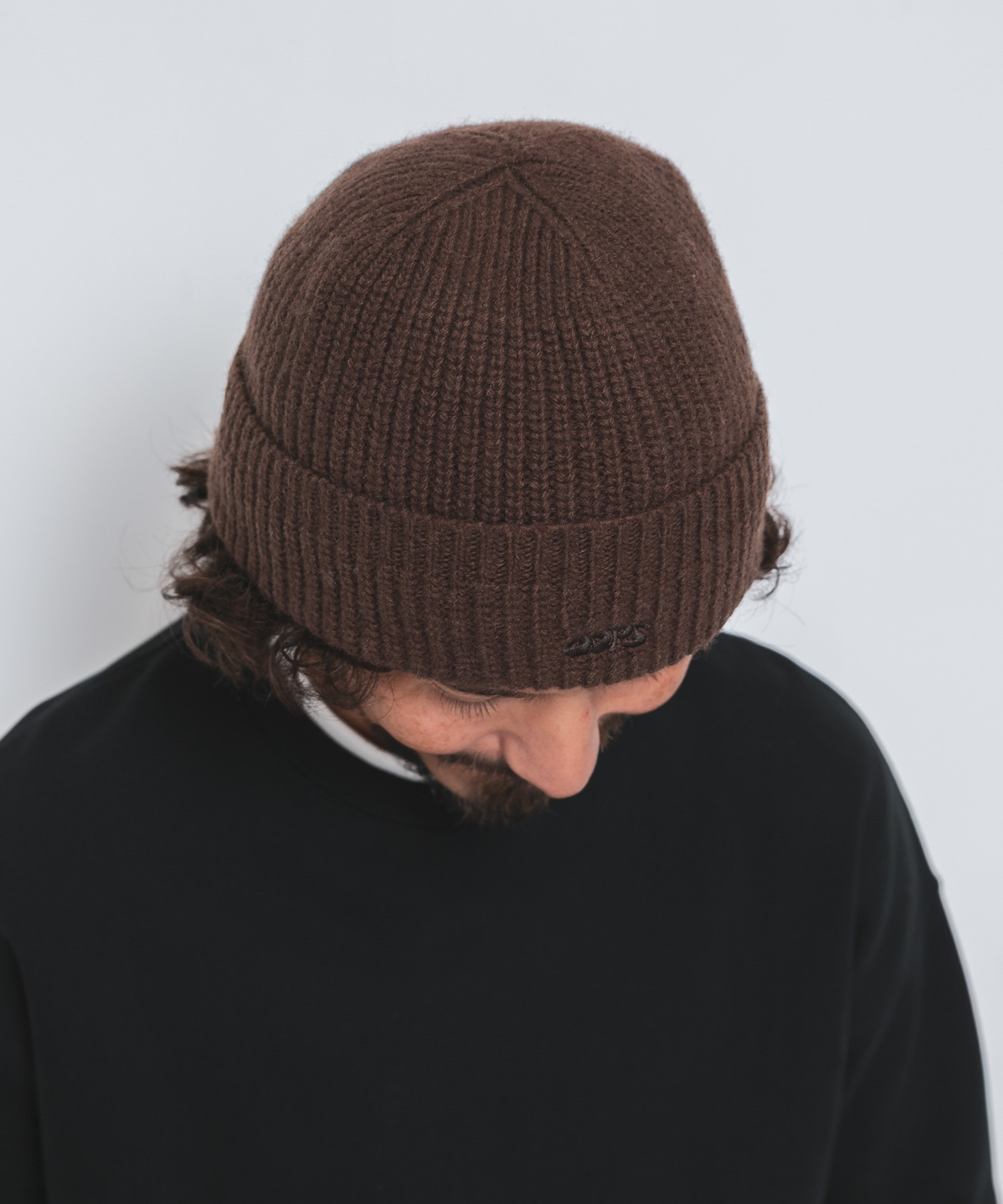 OOPS　ニット帽 BROWN One