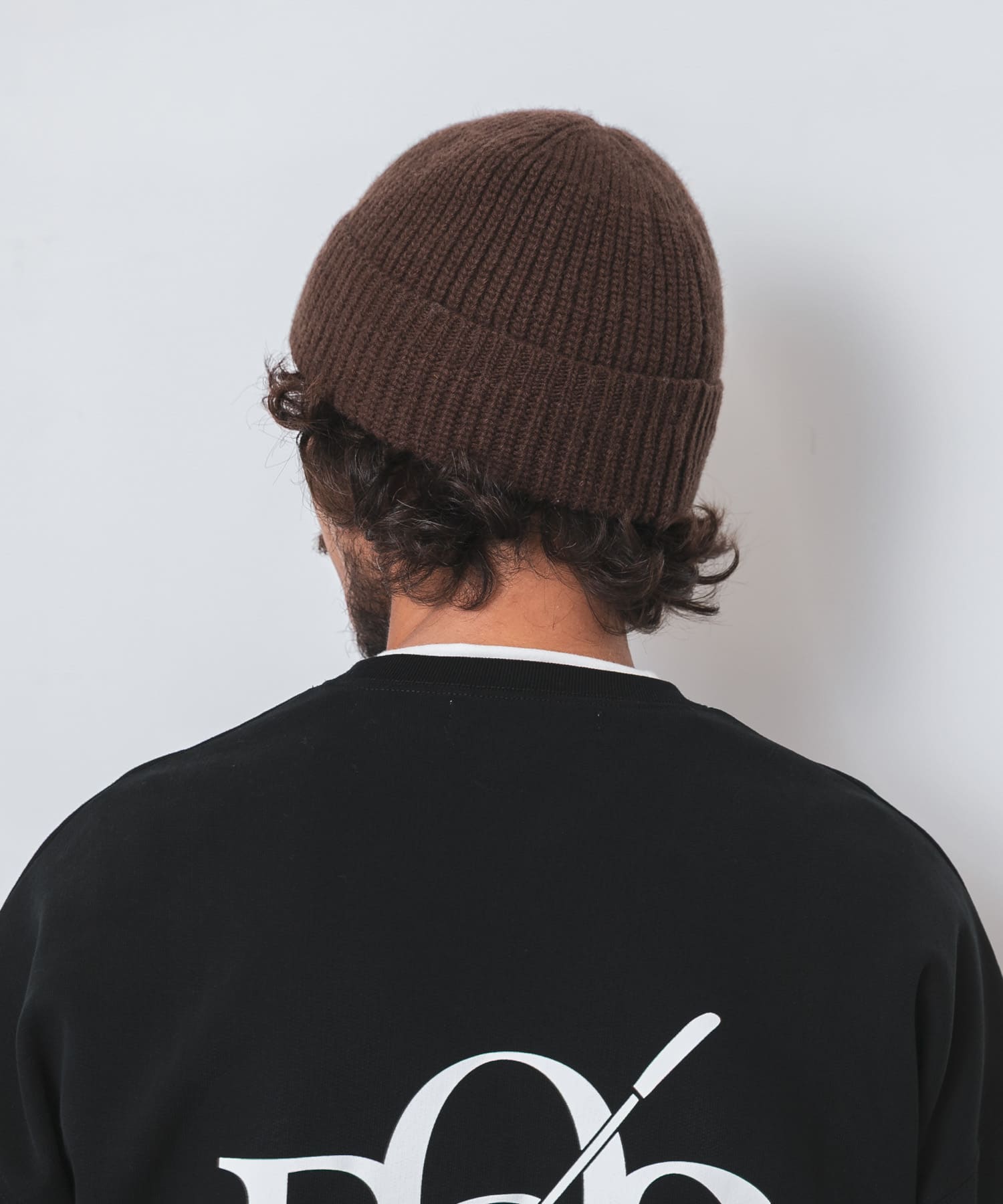 OOPS　ニット帽 BROWN One