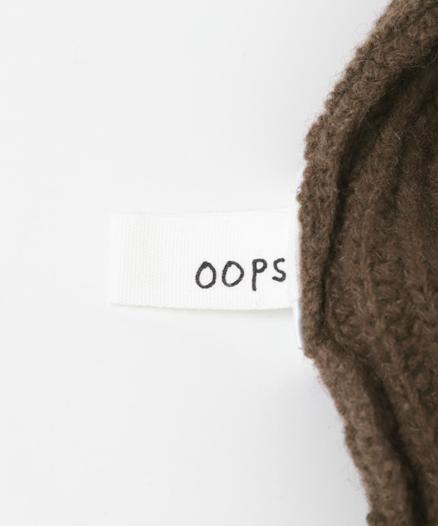 OOPS　ニット帽 BROWN One