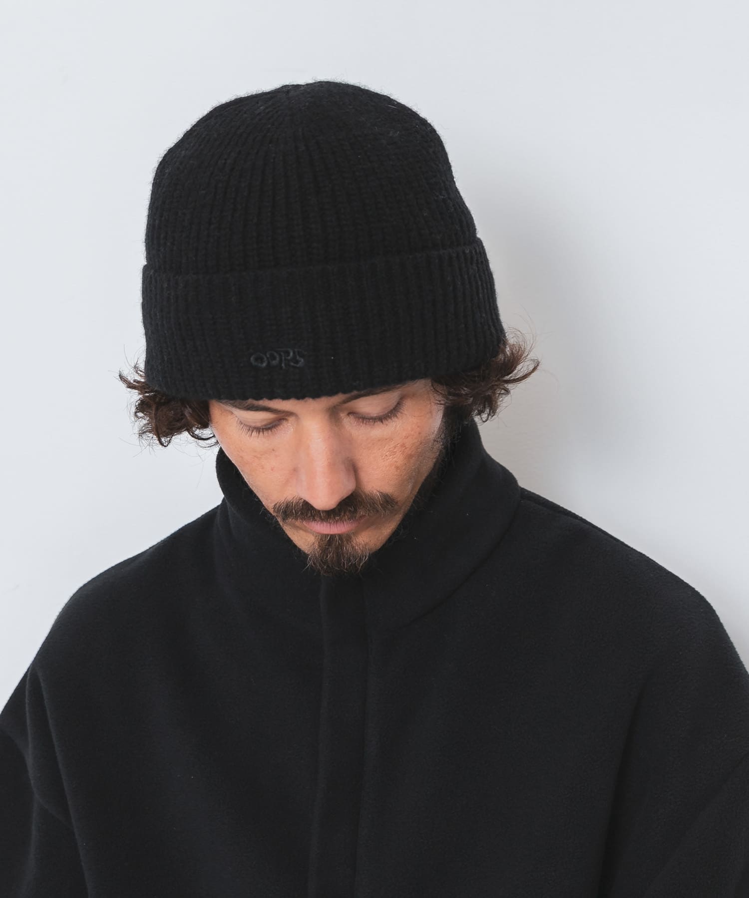 OOPS　ニット帽 BLACK One