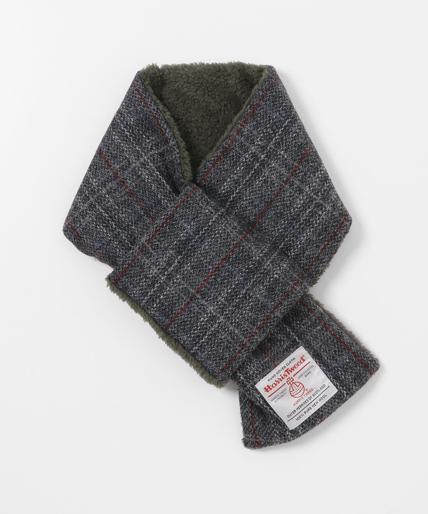 HARRIS TWEED中綿マフラー