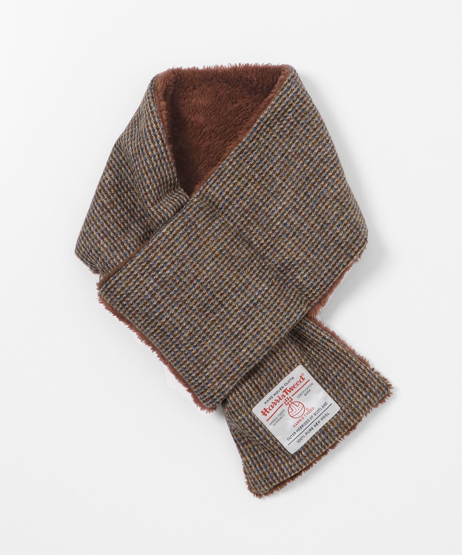 HARRIS TWEED中綿マフラー(One チャコール): ファッション雑貨｜URBAN