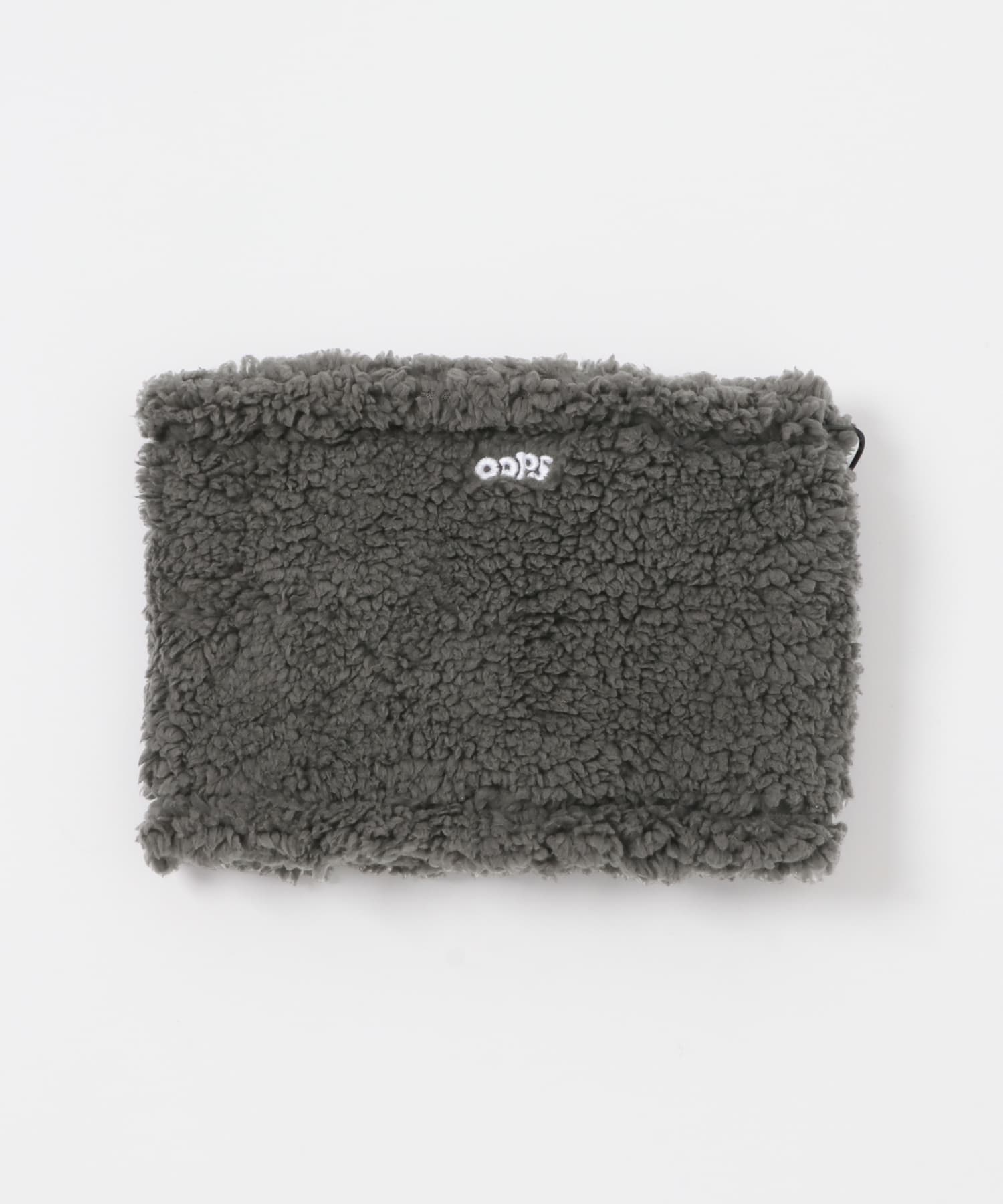 OOPS　ボアネックウォーマー チャコール One