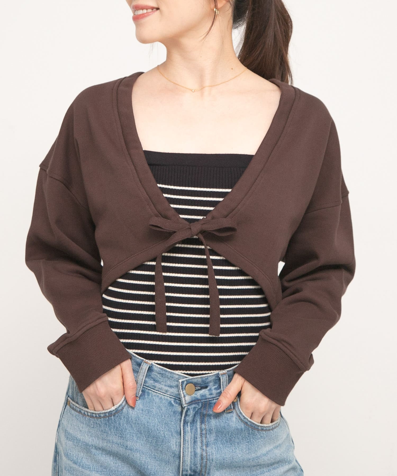 SLAB Ribbon SweatCardigan