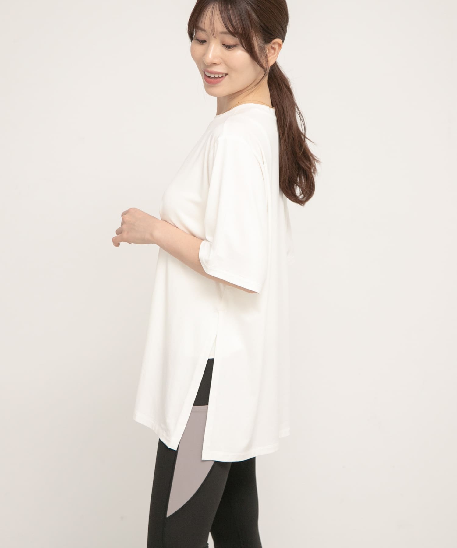 SLAB　Side Slit Tshirts