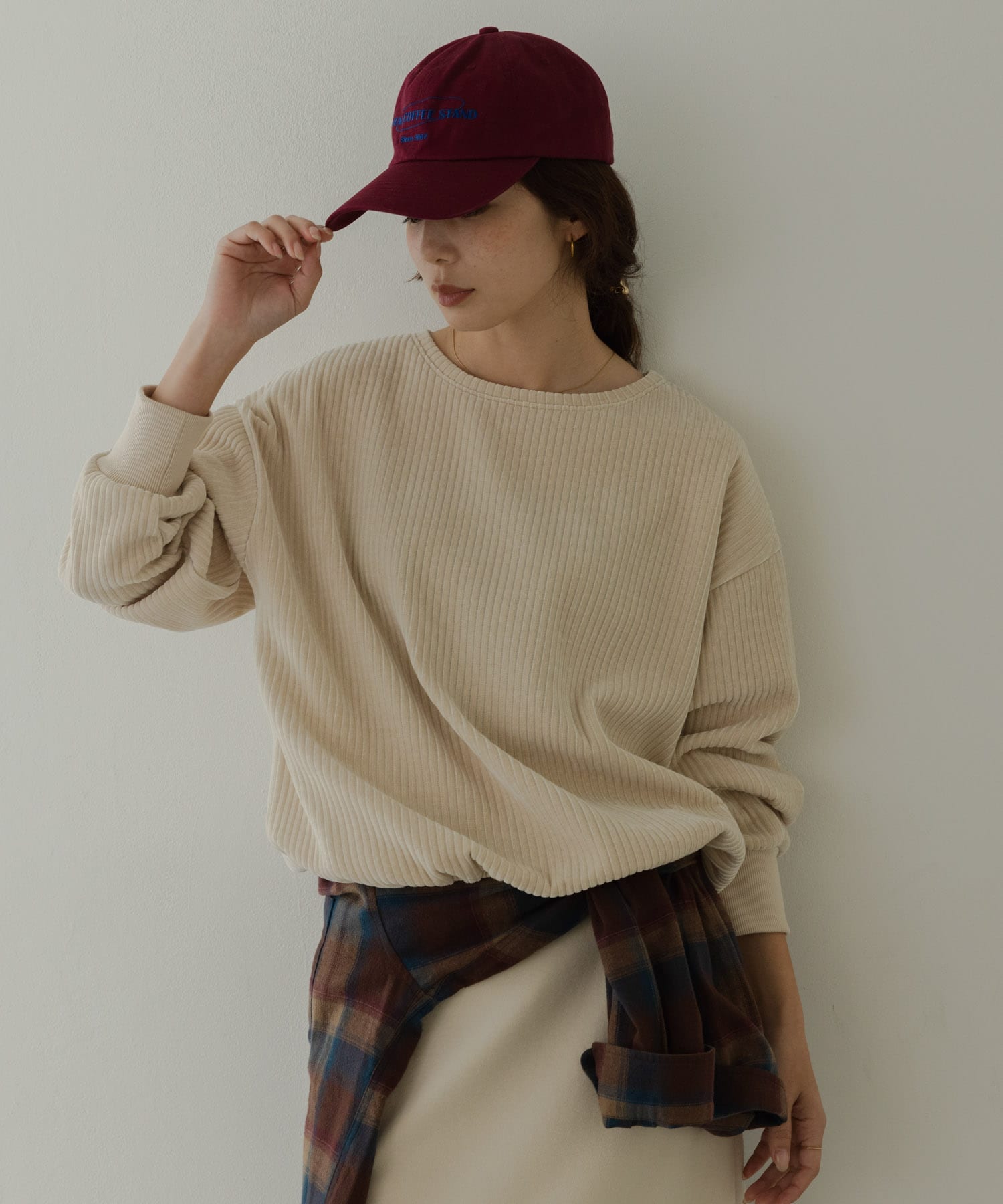 モールコーデュロイドロストプルオーバー