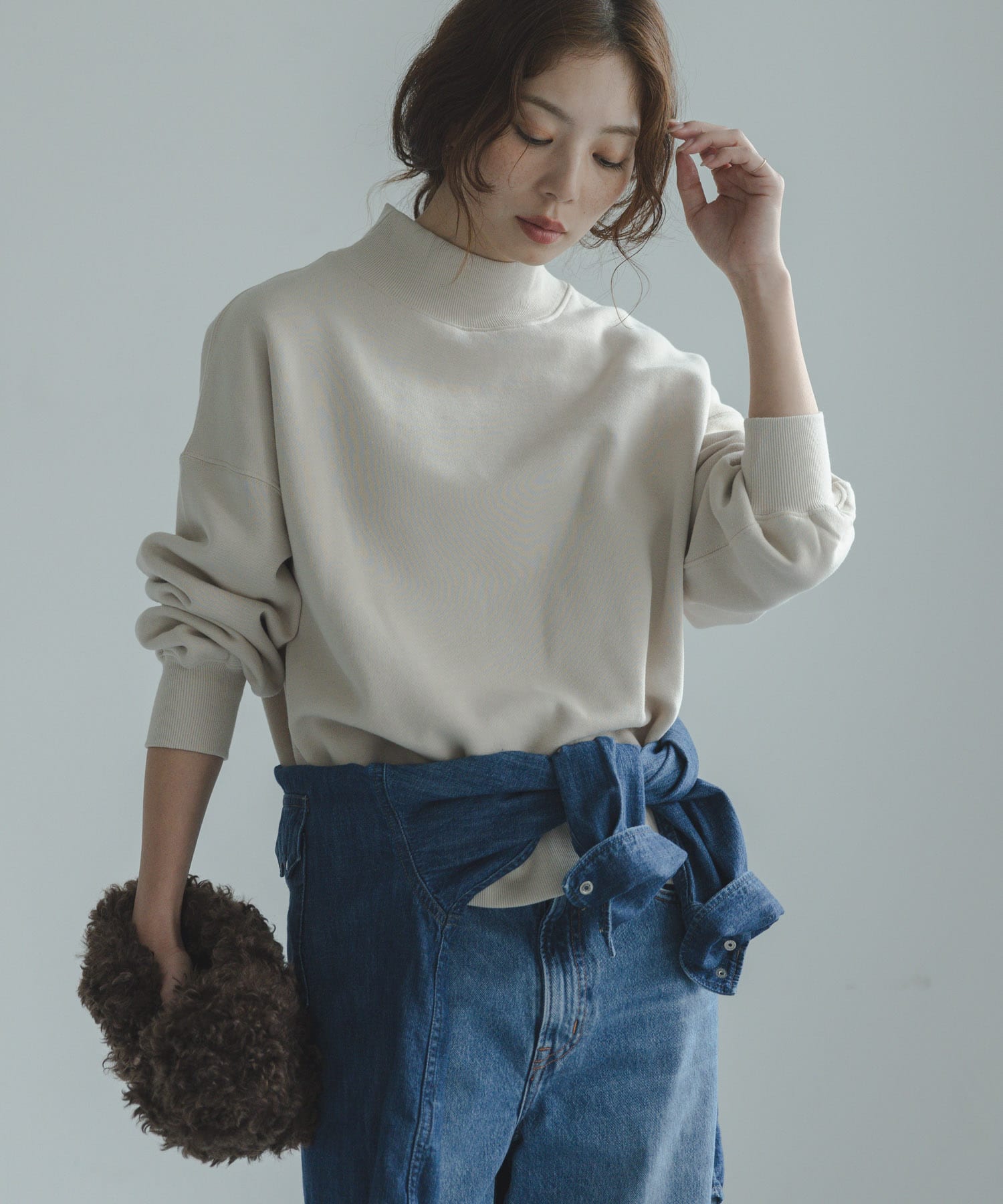 『UR TECH』モックネックスウェット