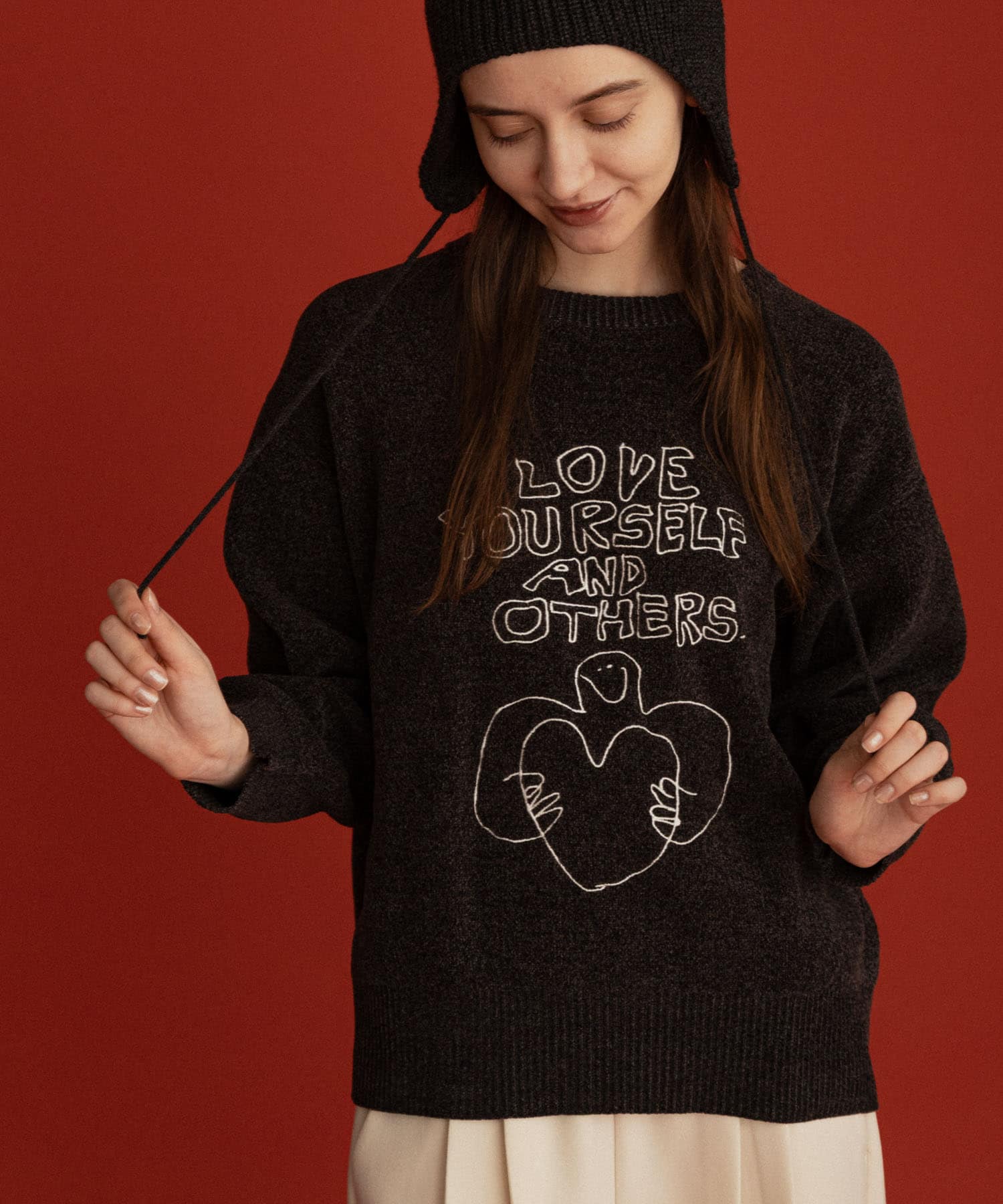 オガワナツミ コラボモールヤーンニット