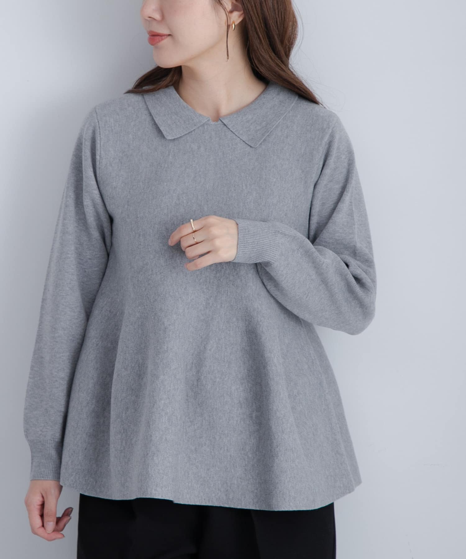 美品▲ebure //プルオーバートップス▲カットソー ブラック 黒 ゆったり プルオーバー SUREVE| アベイル 公式オンラインストア