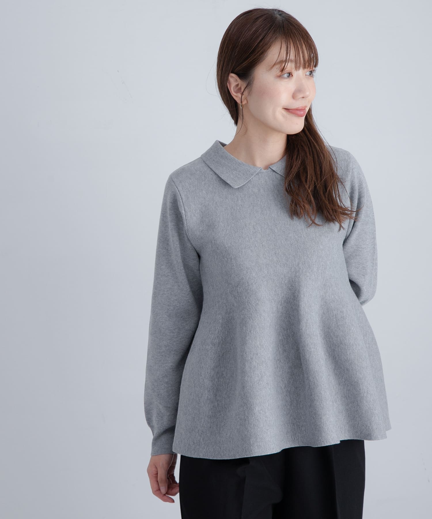 Rene ルネ　ペプラムニット Rene（ルネ）