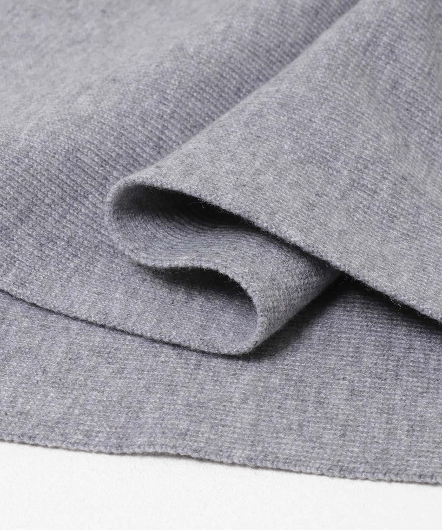 『WEB限定』襟付きペプラムニットプルオーバー グレー Free