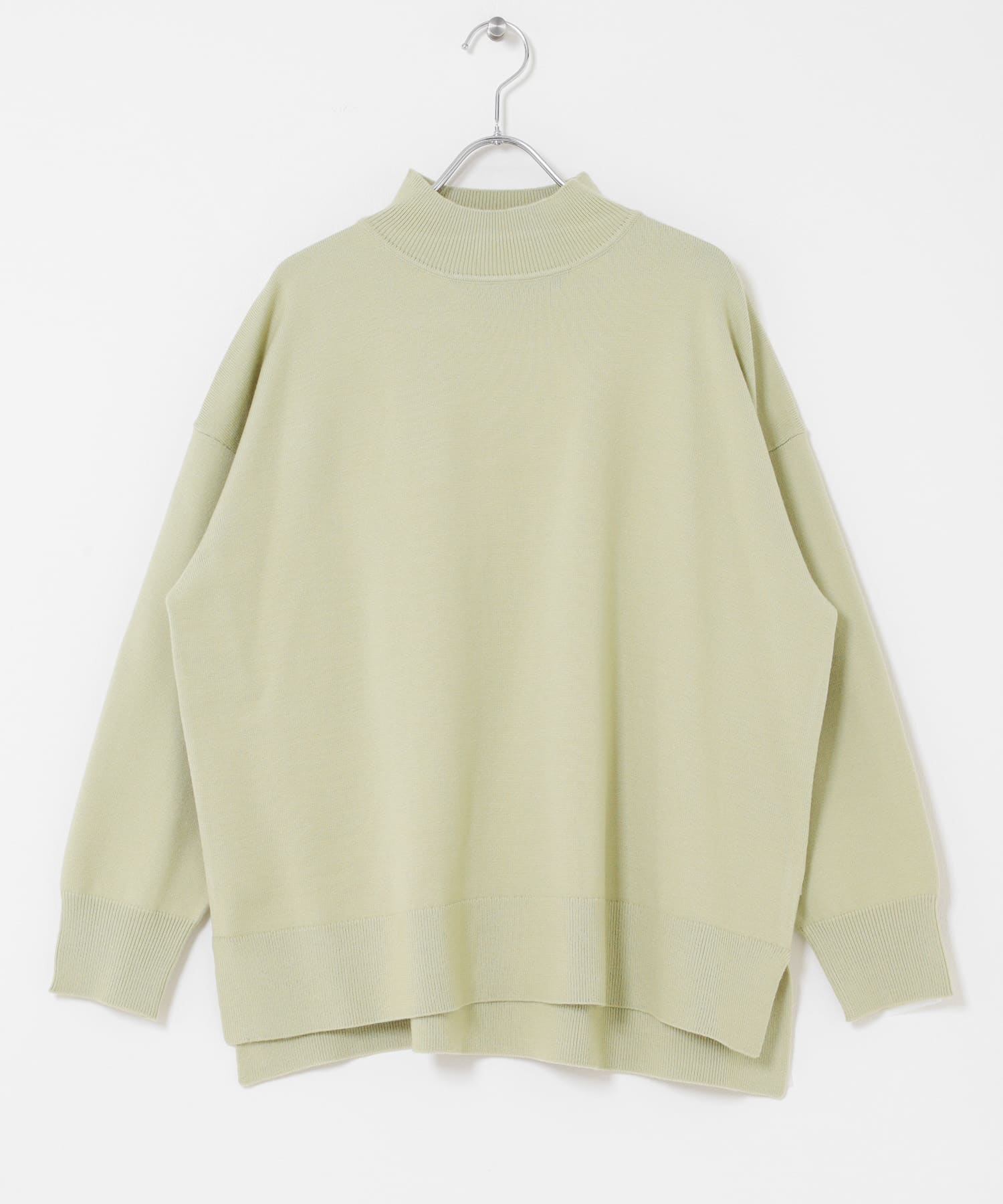 『UR TECH』サイドスリットプルオーバー ミント Free