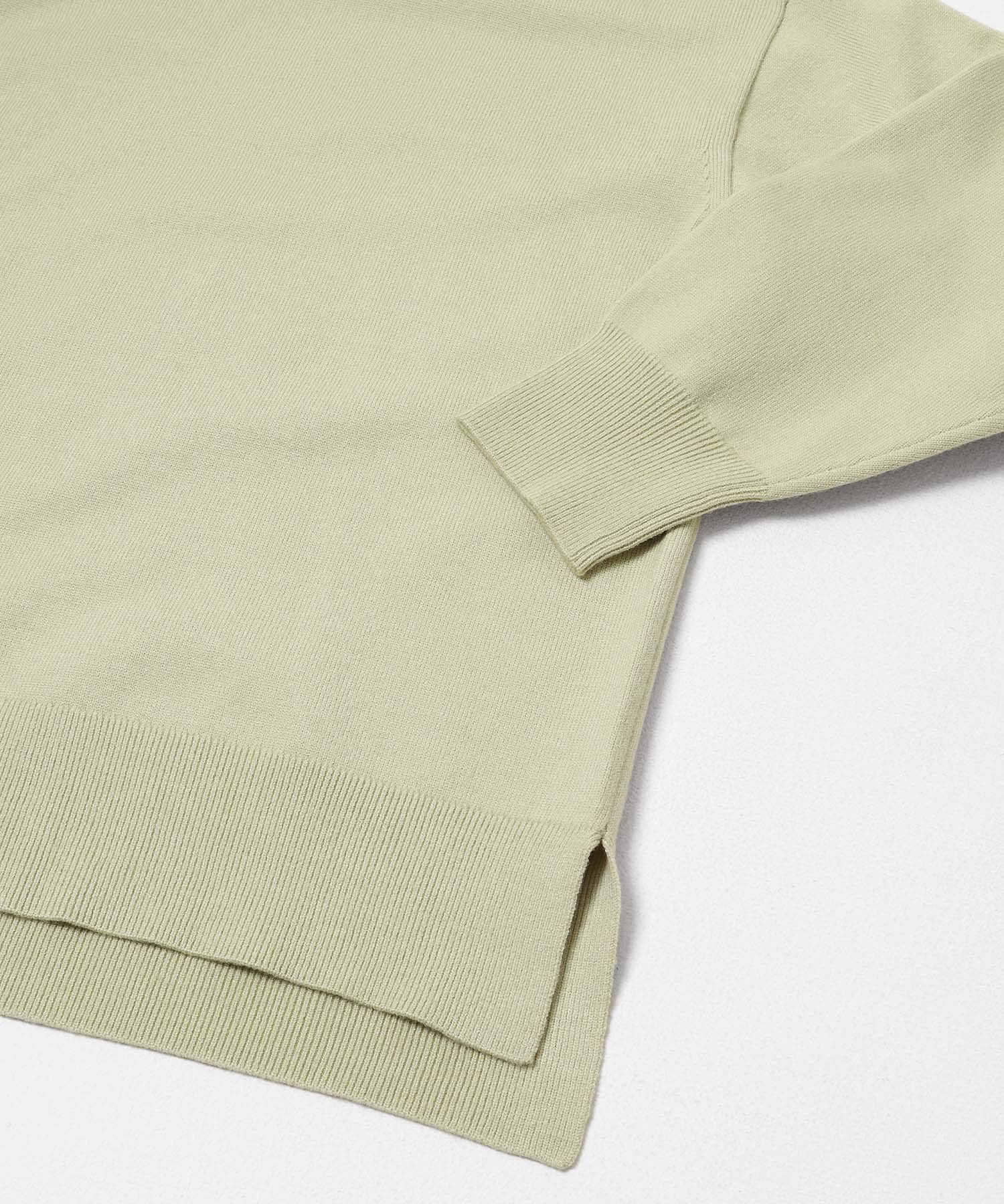 『UR TECH』サイドスリットプルオーバー ミント Free