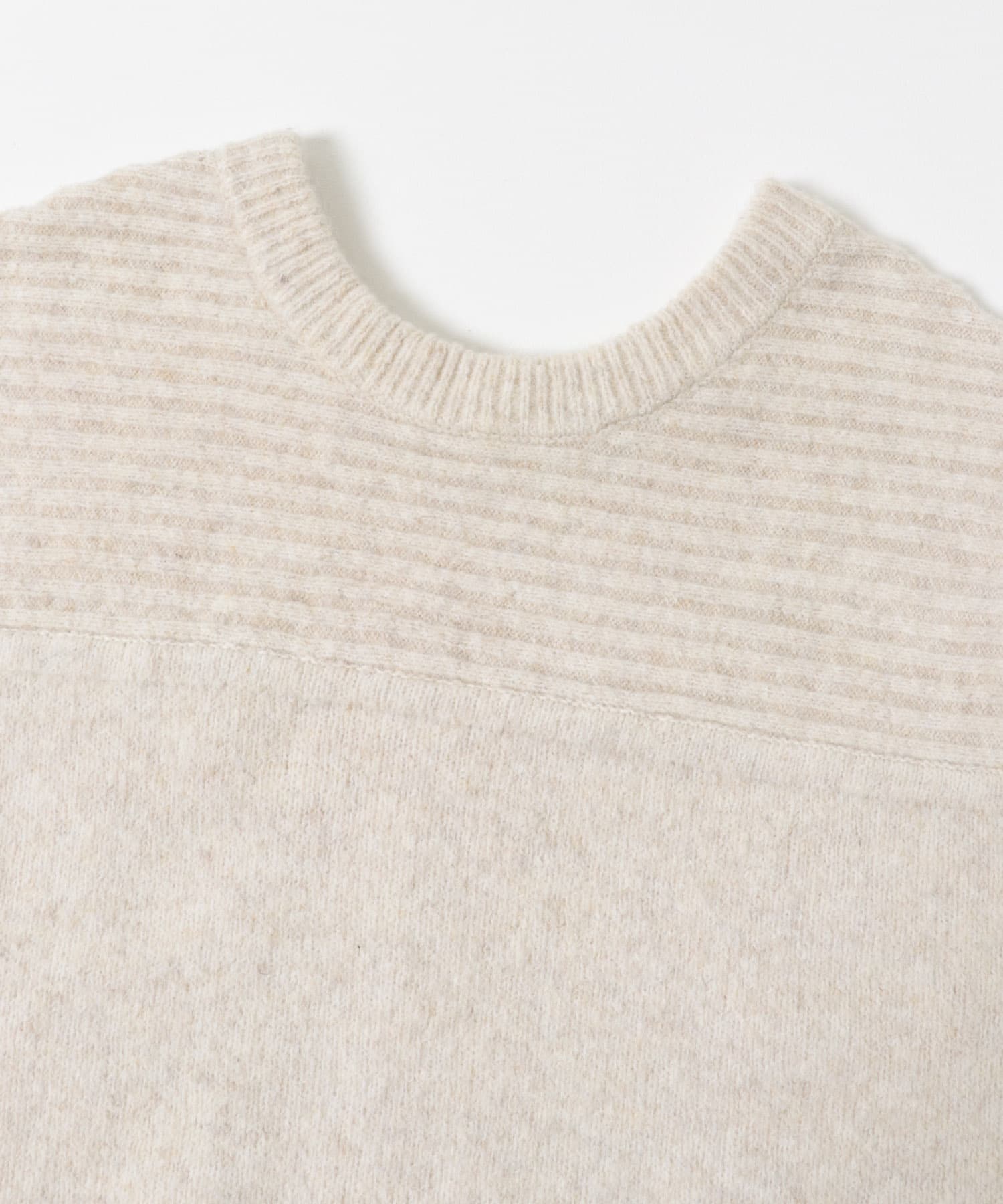 Wフェイス2wayニットプルオーバー オフ系 Free