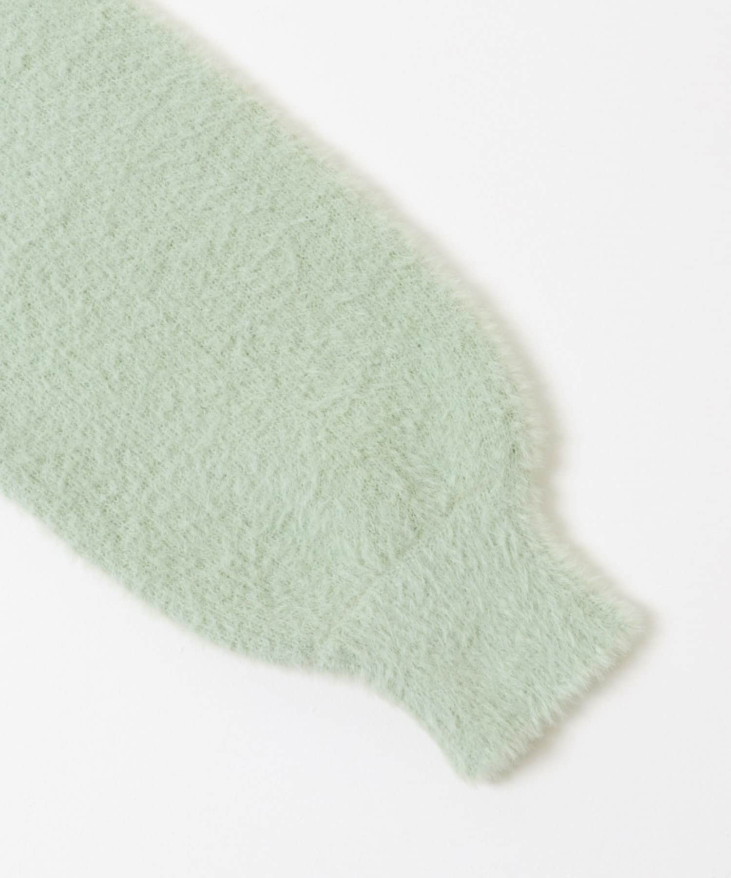 ミニフェザーWフェイスニットプルオーバー ミント Free