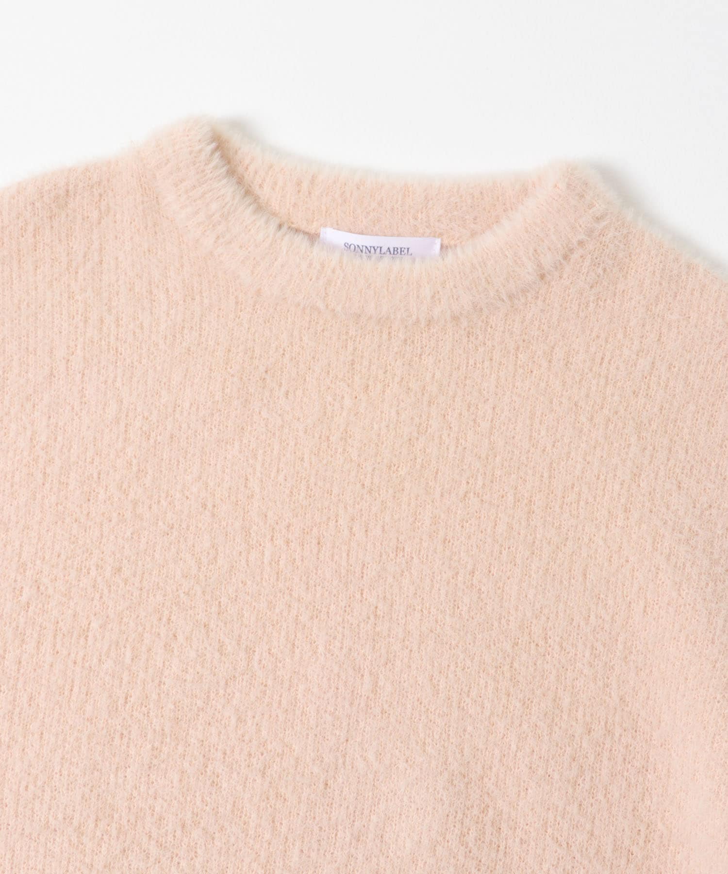 ミニフェザーWフェイスニットプルオーバー L.ピンク Free