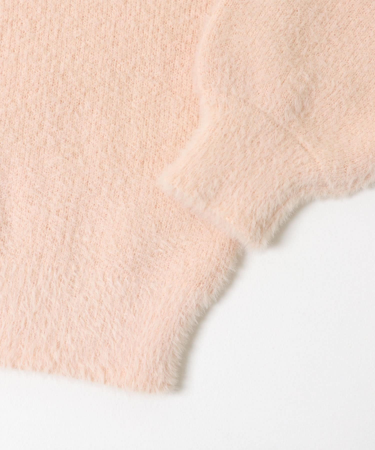 ミニフェザーWフェイスニットプルオーバー L.ピンク Free