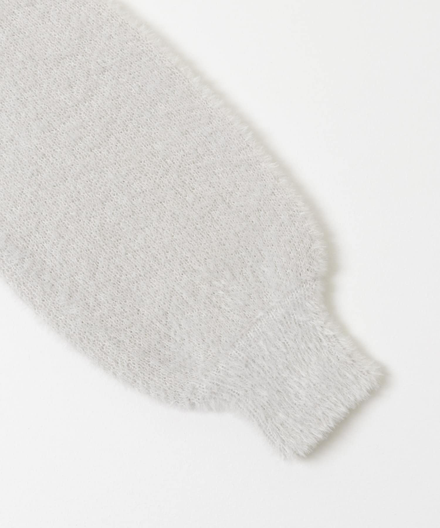 ミニフェザーWフェイスニットプルオーバー L.グレー Free