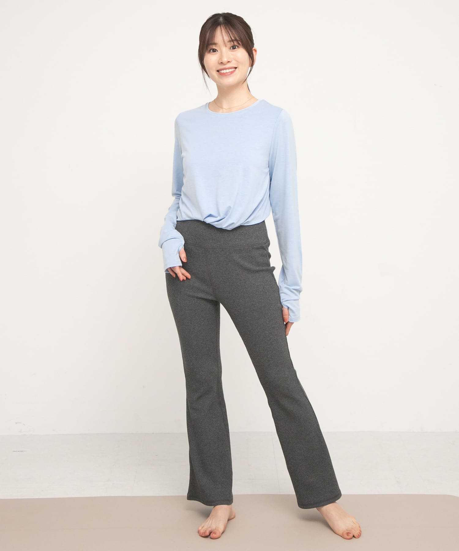 身長：161cm サイズ：M-L