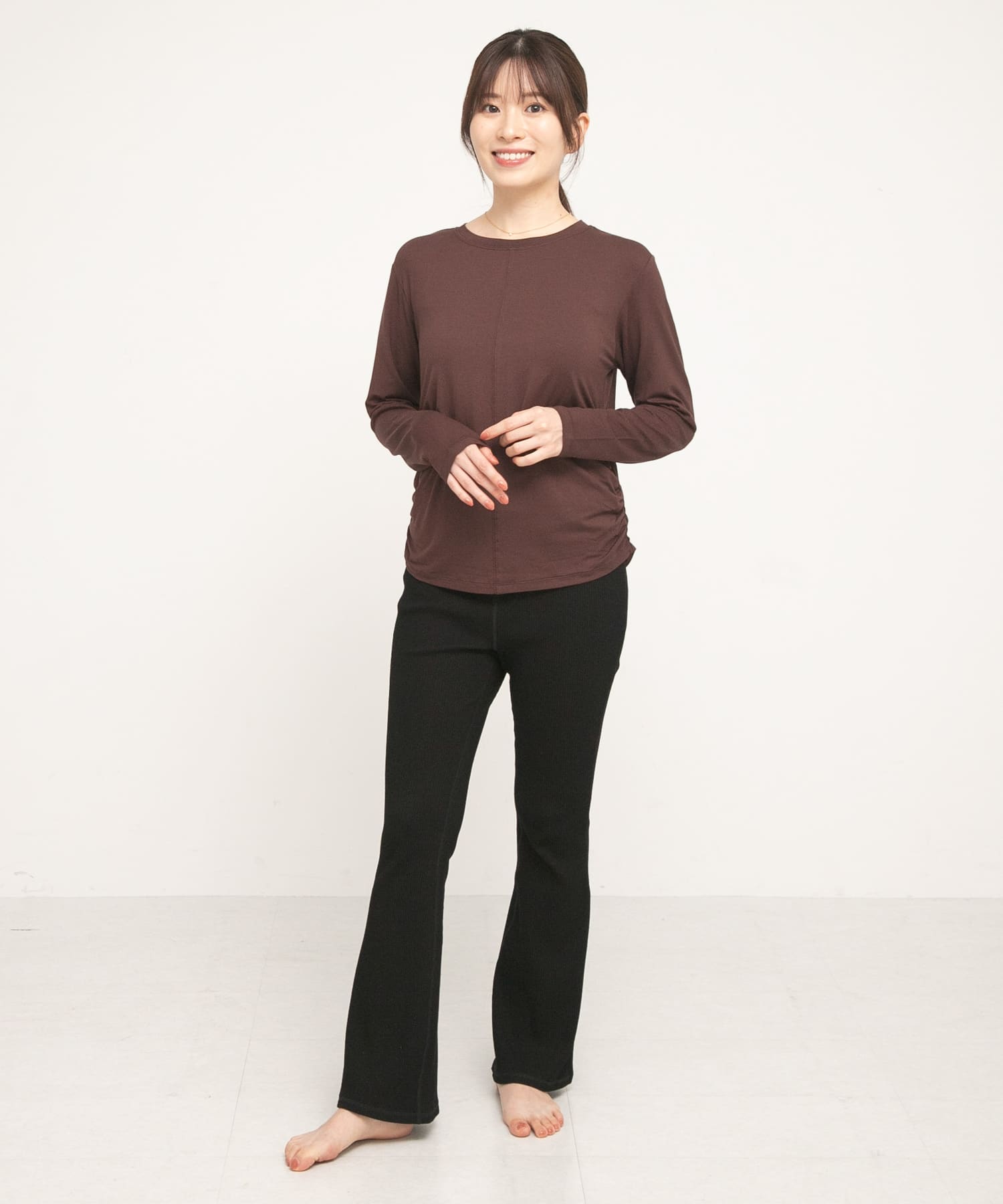 身長：161cm サイズ：M-L