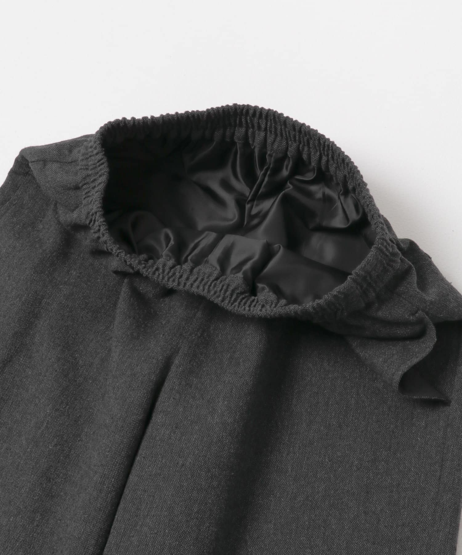 『WEB限定』ツイードイージーパンツ ブラック 36