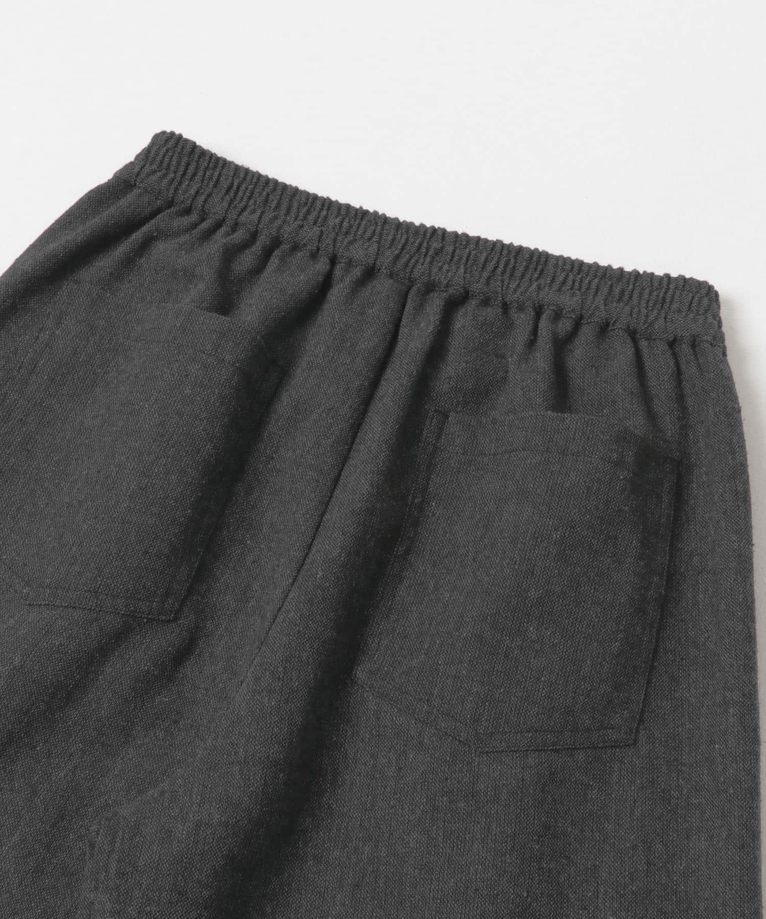 『WEB限定』ツイードイージーパンツ ブラック 36